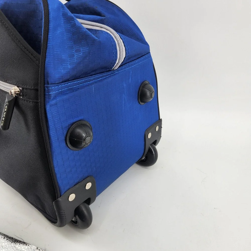 CIAO‎ Rolling Duffel Bag 22 Inch Blue Black Wheeled Carry On Travel Luggage